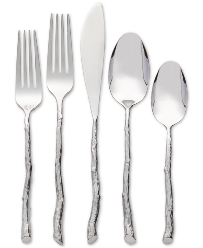 Shop Michael Aram Twig Collection 5-pc. Place Setting In White