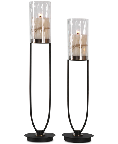 Shop Uttermost Durga Iron Work Candleholders, Set Of 2 In White