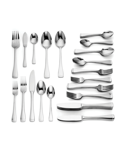 Shop Oneida Surge 45 Piece Everyday Flatware Set, Service For 8 In Silver