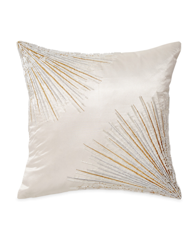 Shop Donna Karan Home Seduction Decorative Pillow Bedding In Ivory/cream