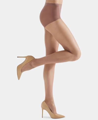 Shop Natori Women's Ultra Sheer Control Top Pantyhose 2 Pack In Tan/beige