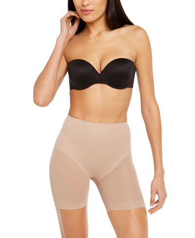 Shop Miraclesuit Women's Shapewear Extra Firm Tummy-control Rear Lifting Boy Shorts 2776 In Tan/beige