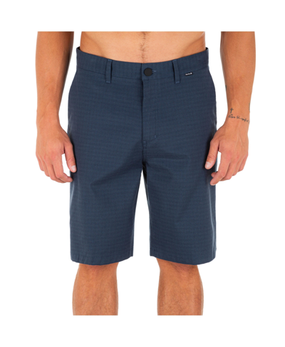 Shop Hurley Men's Turner Walk Shorts In Blue