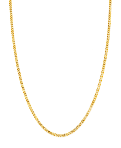 Macy's 22" Franco Chain Necklace (1-7/8mm) In 14k Gold In Gold