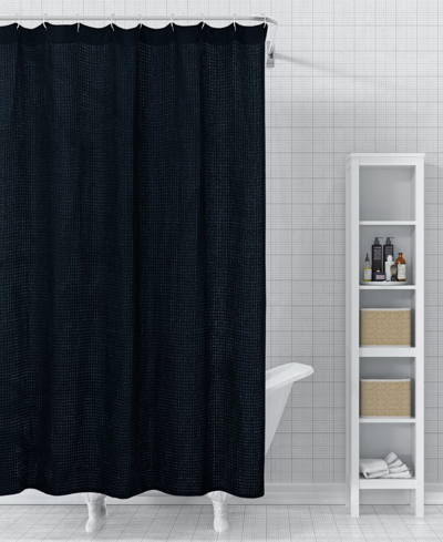 Shop Dainty Home Imperial Shower Curtain, 70" W X 72" L Bedding In Blue