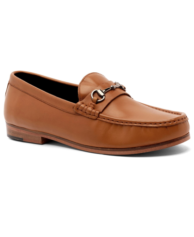 Shop Anthony Veer Men's Filmore Classic Bit Loafers Slip-on Men's Shoes In Brown