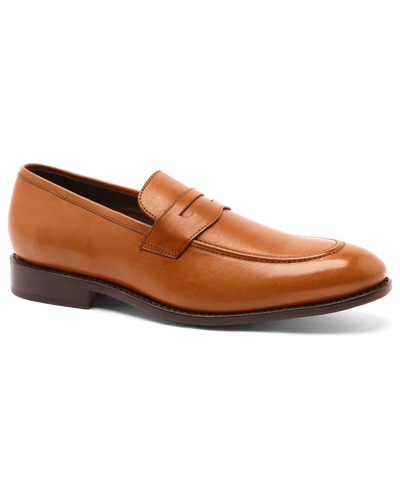 Shop Anthony Veer Men's Gerry Goodyear Slip-on Penny Loafer Men's Shoes In Brown