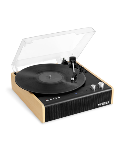Shop Victrola Eastwood Bluetooth Record Player In Tan/beige