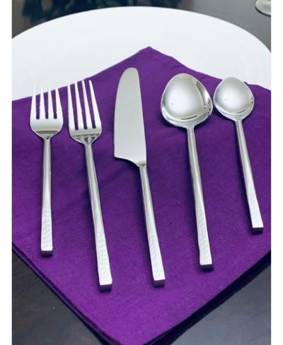 Shop Vibhsa Flatware 5 Piece Place Setting In Silver