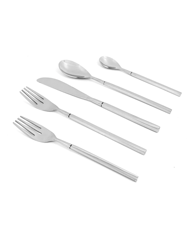 Shop Vibhsa Flatware 5 Piece Place Setting In Silver