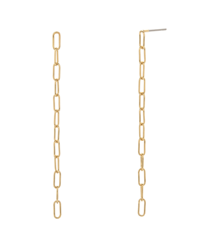 Shop Brook & York Colette Mini Chain Earrings In Gold