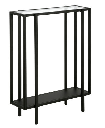 Shop Hudson & Canal Vireo 22" Console Table With Shelf In Black