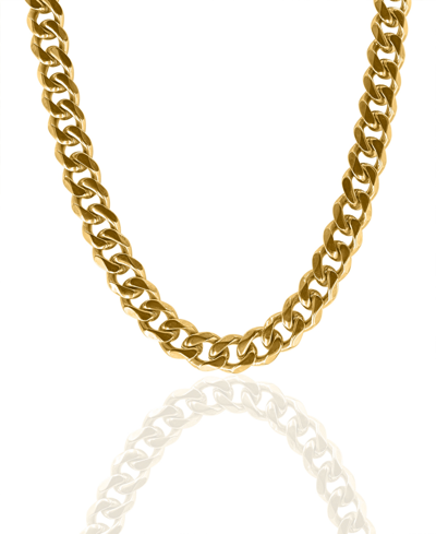 Shop Oma The Label Women's Chunky Cuban Link 18k Gold Plated Brass 15mm Necklace, 18"