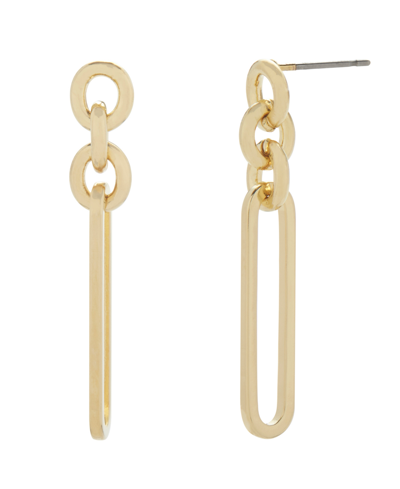 Shop Brook & York 14k Gold Plated Laney Chain Earrings In Yellow