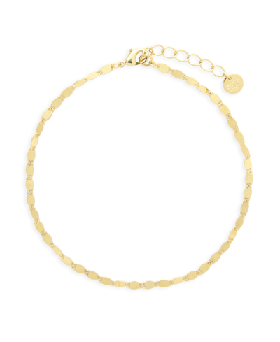 Shop Brook & York 14k Gold Plated Mara Anklet In Yellow