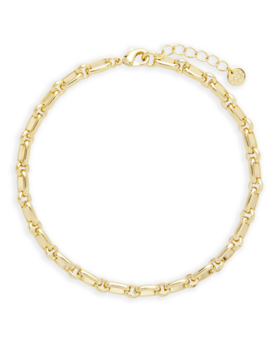 Shop Brook & York 14k Gold Plated Remi Anklet In Yellow