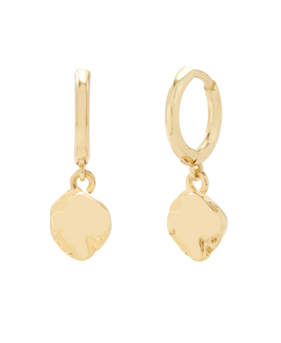 Shop Brook & York Camille Charm 14k Gold Plated Huggie Earrings