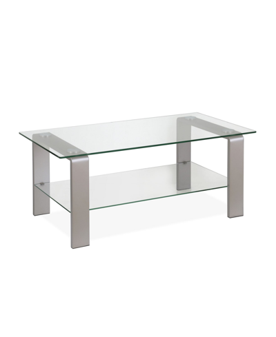 Shop Hudson & Canal Asta Side Table In Silver