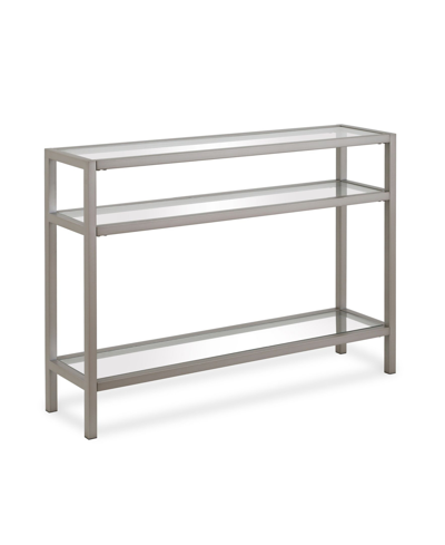 Shop Hudson & Canal Sivil Console Table In Silver