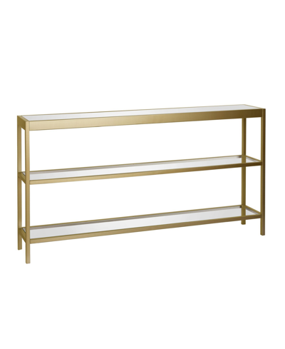 Shop Hudson & Canal Alexis Console Table In Gold