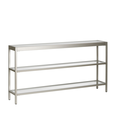 Shop Hudson & Canal Alexis Console Table In Silver