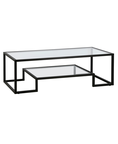 Shop Hudson & Canal Athena 54" Coffee Table In Black