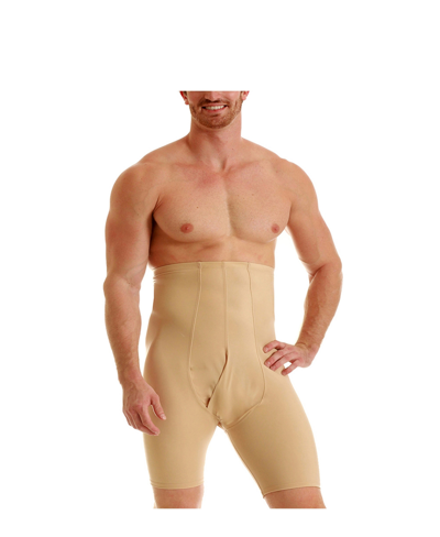 Shop Instaslim Insta Slim Men's Compression Hi-waist Underwear In Tan/beige
