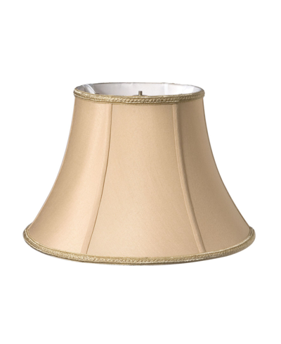 Shop Macy's Cloth & Wire Slant Transitional Bell Softback Lampshade With Washer Fitter In Tan/beige
