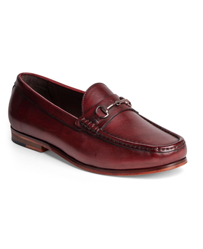 Shop Anthony Veer Filmore Bit Loafer Men's Shoes In Red