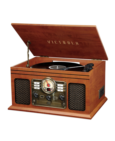 Shop Victrola Classic 7 In 1 Bluetooth Turntable In Brown