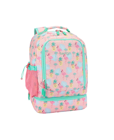 Shop Bentgo Kids Prints 2-in-1 Backpack And Insulated Lunch Bag - Tropical In Pink