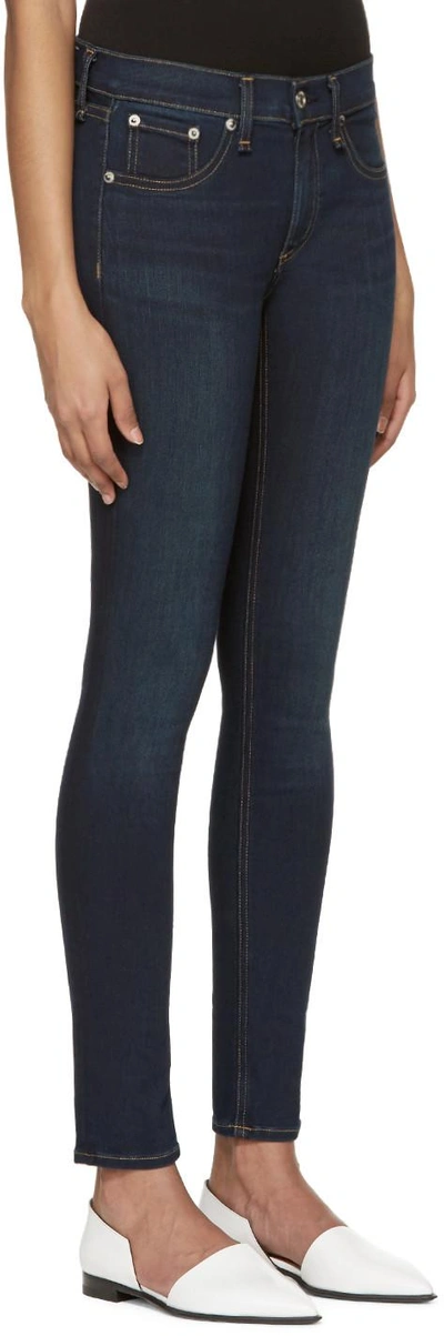 Shop Rag & Bone Indigo Skinny Jeans