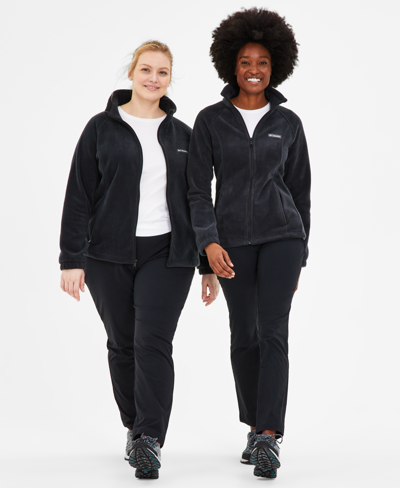 Shop Columbia Women's Benton Springs Fleece Jacket, Xs-3x In Black