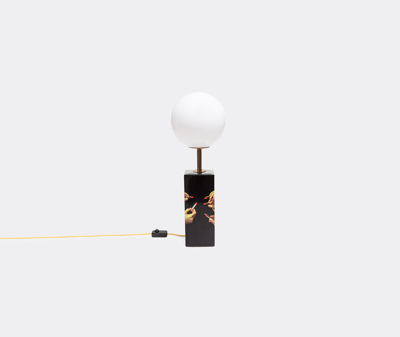 Seletti Lipsticks Us Plug Table Lamp In Black/gold/multicolor