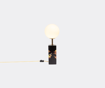 Seletti Lipsticks Us Plug Table Lamp In Black/gold/multicolor