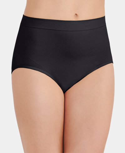Shop Vanity Fair Seamless Smoothing Comfort Brief Underwear 13264, Also Available In Extended Sizes In Black