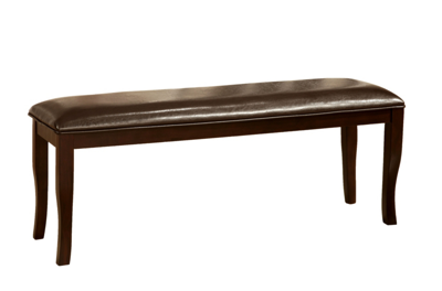 Shop Furniture Of America Arriane Dining Bench In Brown