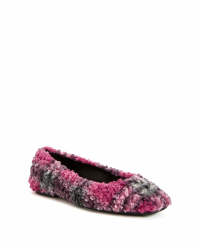 Shop Katy Perry Women's The Evie Cozy Ballet Square Toe Flats Women's Shoes In Purple