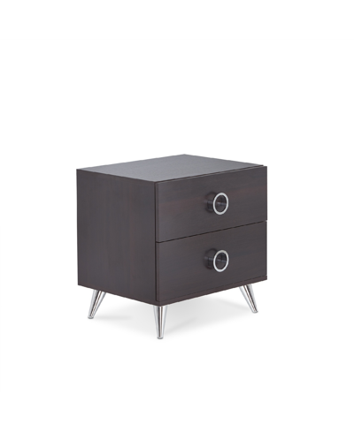 Shop Acme Furniture Elms Accent Table In Brown