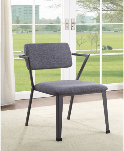 Shop Acme Furniture Cargo Dining Chairs, Set Of 2 In Gray