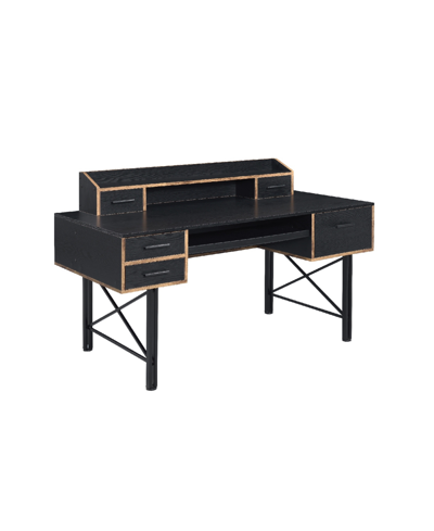 Shop Acme Furniture Safea Computer Desk In Black