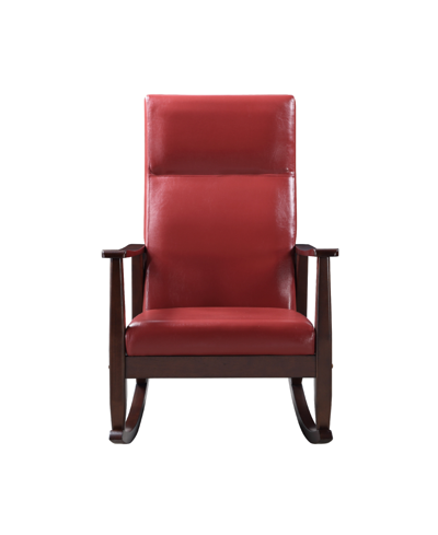 Shop Acme Furniture Raina Rocking Chair In Multi