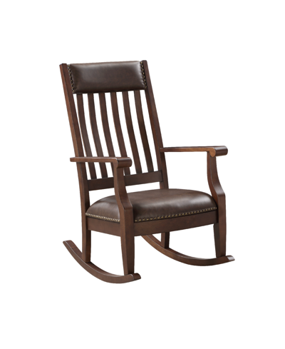 Shop Acme Furniture Raina Rocking Chair In Multi