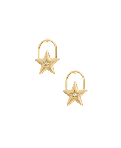 Shop Ettika Star Stud Earrings In Gold