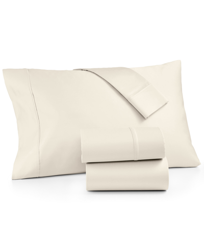 Shop Aq Textiles Bergen House 100% Certified Egyptian Cotton 1000 Thread Count 4 Pc. Sheet Set, Queen Bedding In Ivory/cream