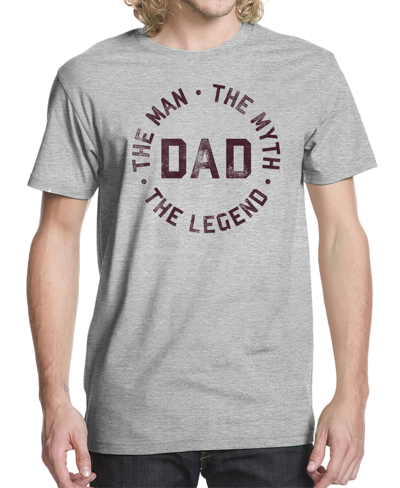 Shop Buzz Shirts Men's Man Myth Legend Graphic T-shirt In Gray