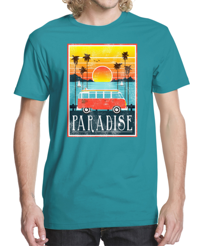 Shop Beachwood Men's Paradise New Graphic T-shirt In Blue