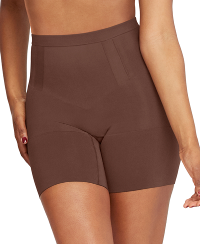Shop Spanx Women's Oncore Mid-thigh Short Ss6615 In Brown