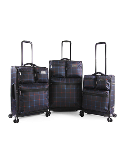 Shop Original Penguin Norton 3-pc. Softside Spinner Luggage Set In Blue