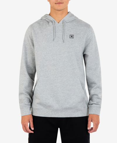 Shop Hurley Men's Icon Boxed Pullover Hooded Sweatshirt In Gray
